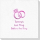 Wedding Rings Deville Napkins Image 3 of 3
